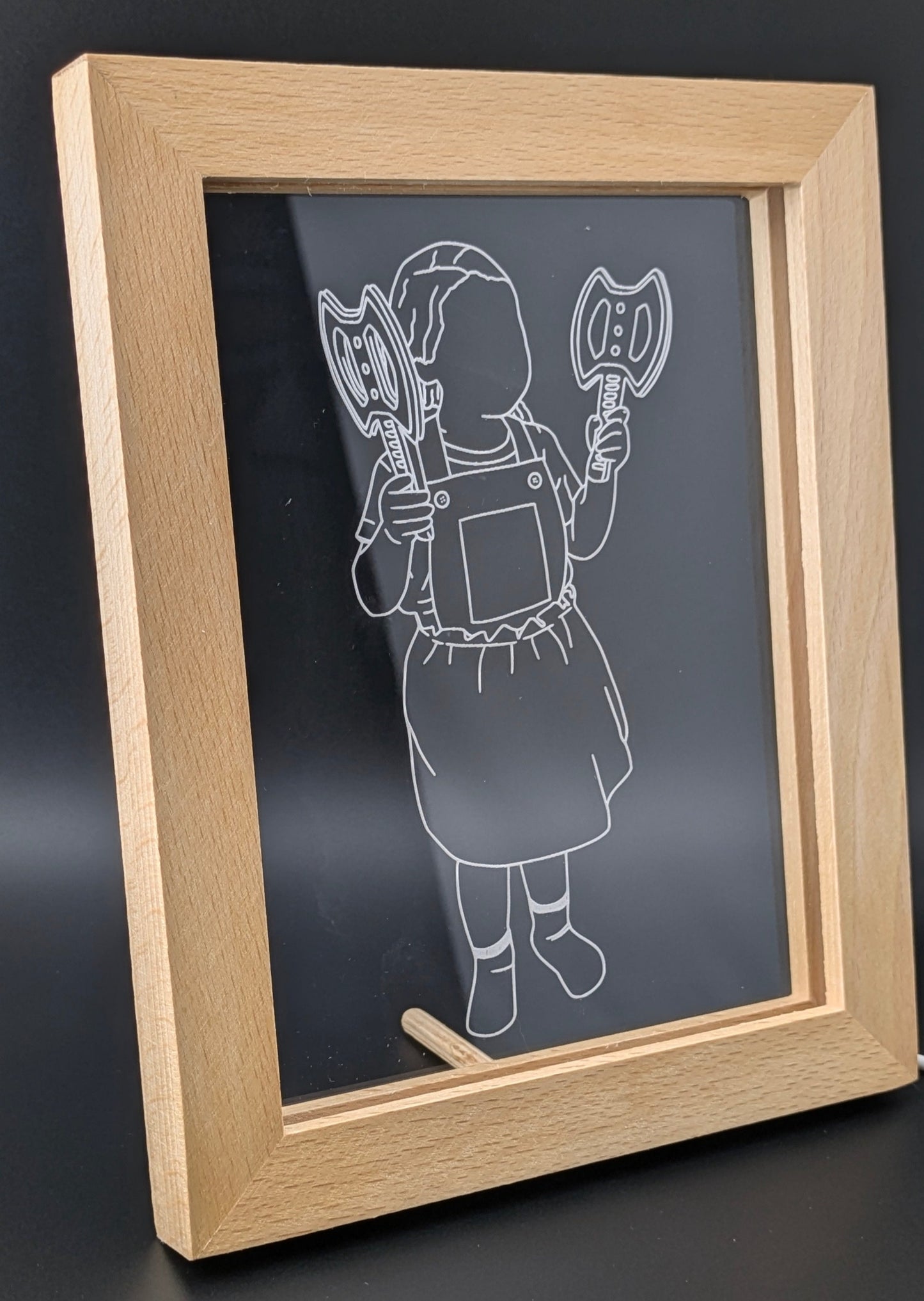 Hand Drawn Outline Light Up Frame