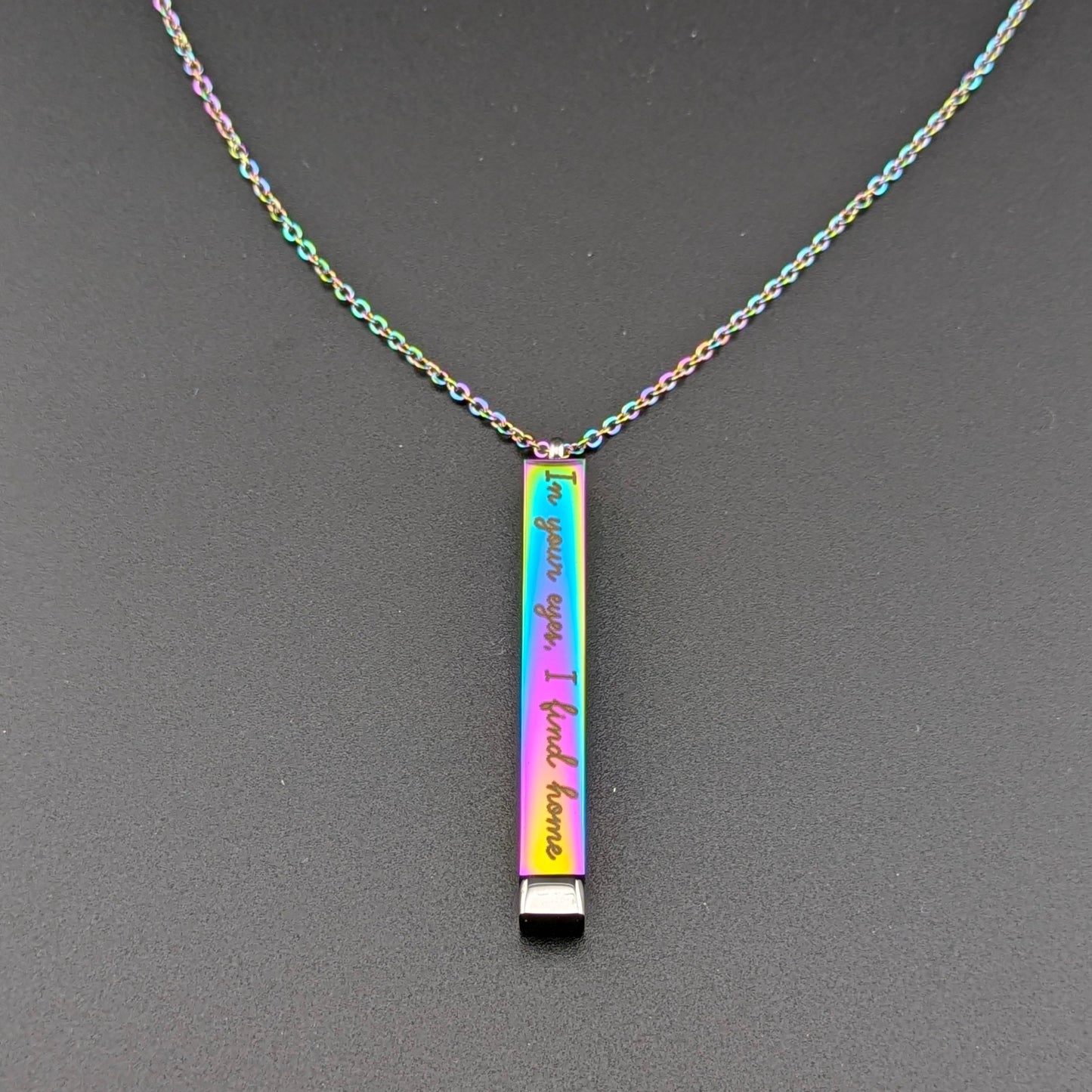 Personalized Hidden Message Pendant Necklace