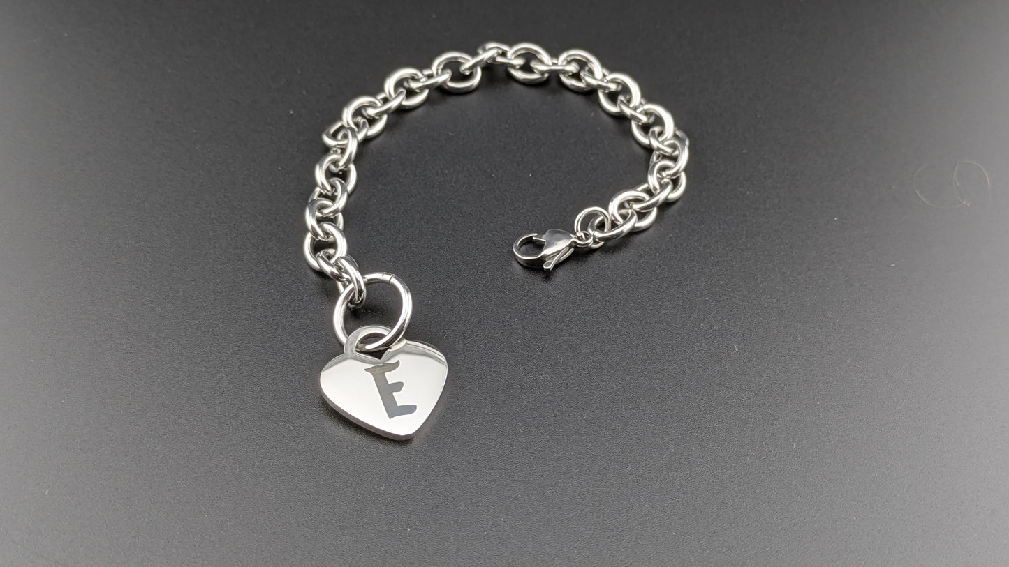 Personalized Heart Bracelet/Anklet