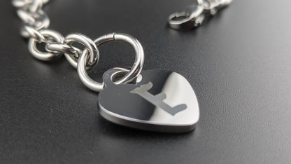 Personalized Heart Bracelet/Anklet