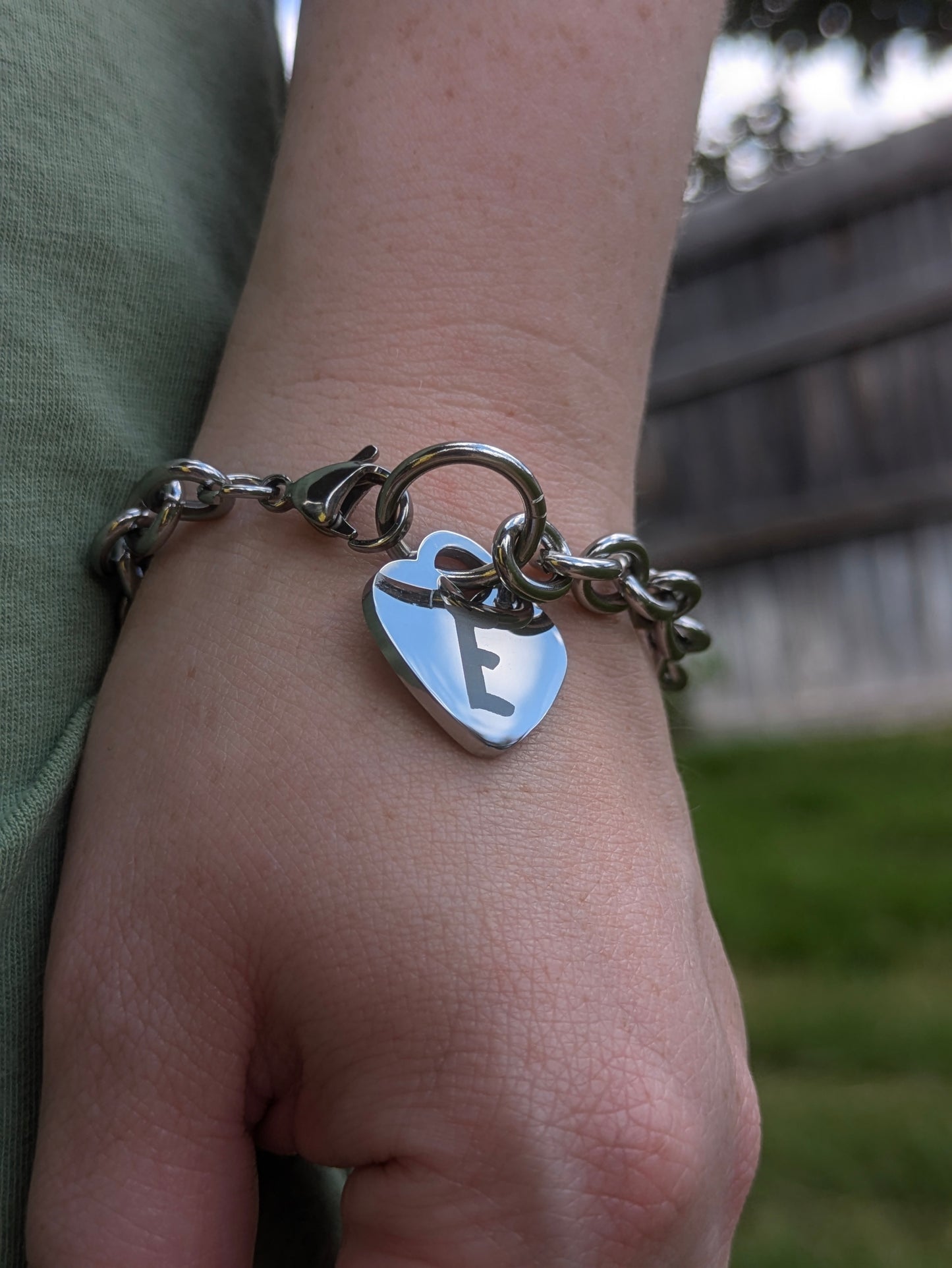 Personalized Heart Bracelet/Anklet