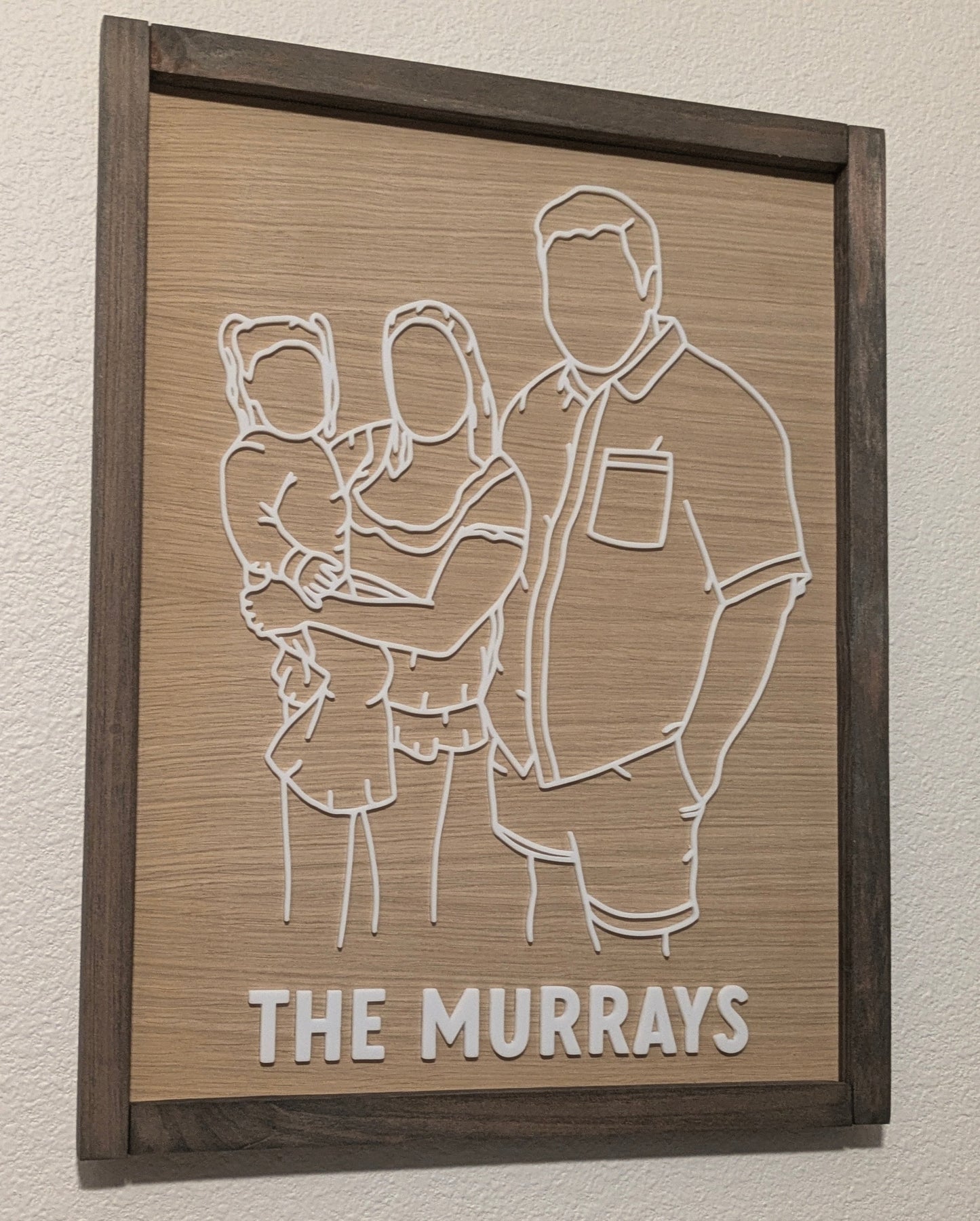 Hand Drawn Family Frame