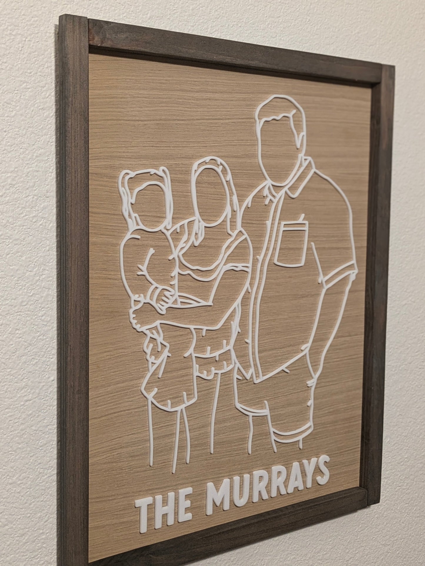 Hand Drawn Family Frame