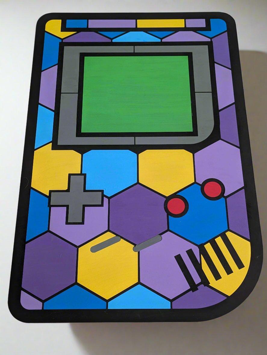 Paint By number Retro Portable Gaming Console Wall Art