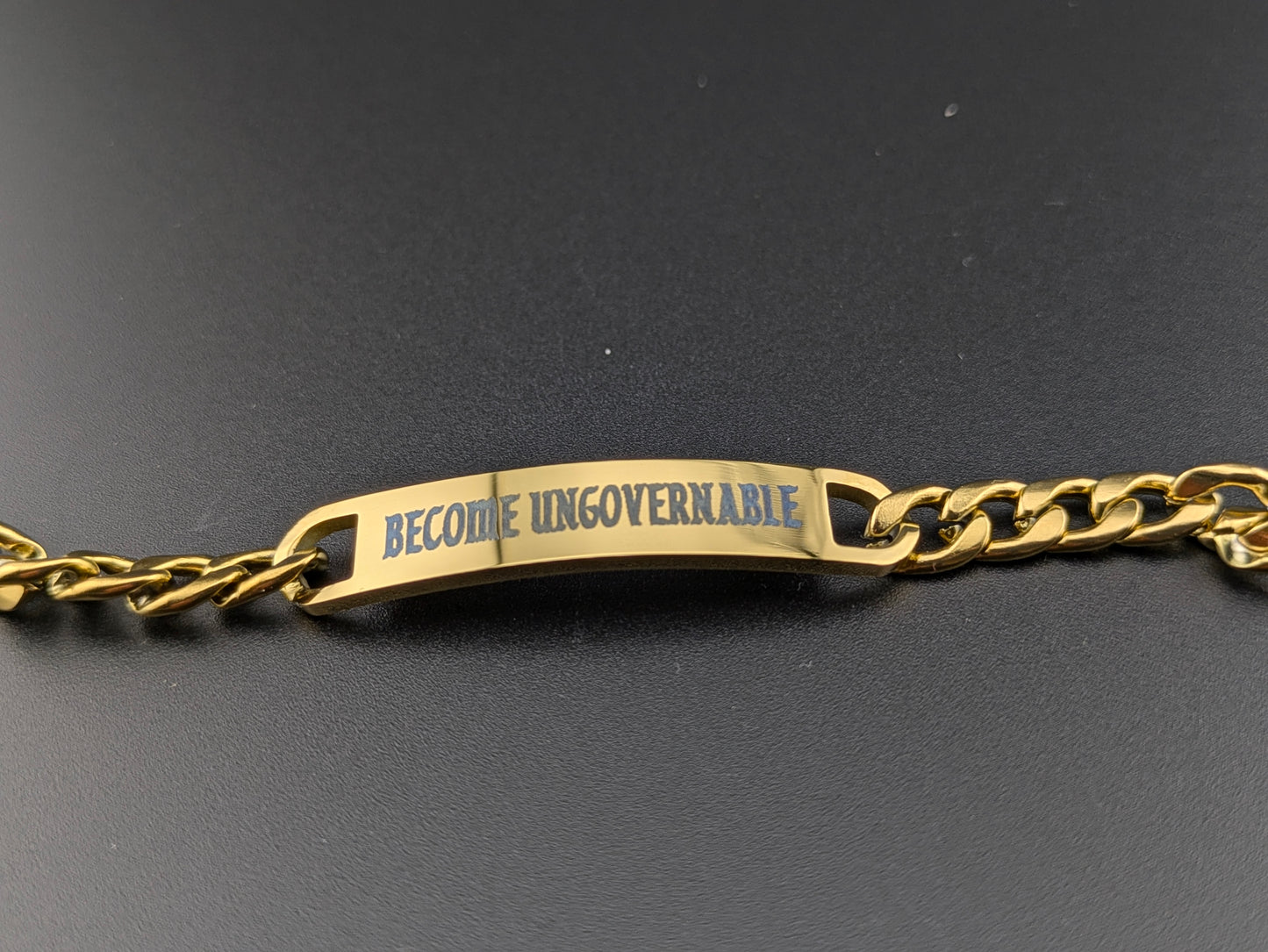 Personalized Curved Bar Bracelet